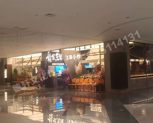 双塔汇江西小炒门头+灯箱+发光字+软装